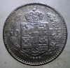 Moneda Romania Carol II 50 Lei 1938, Nichel, KM# 55, 24mm - Colectie Numismatica