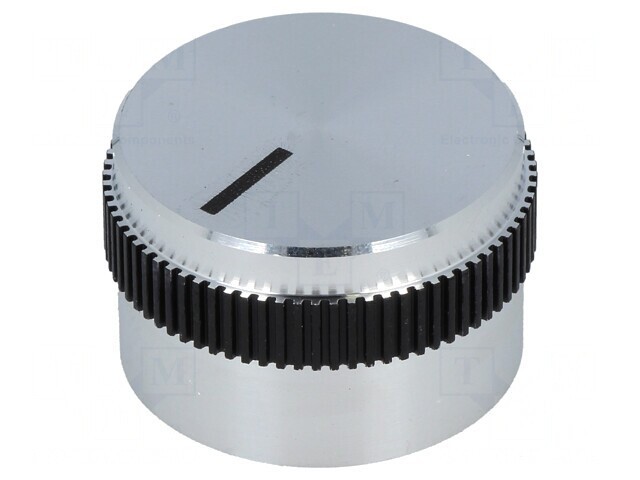 Buton Rotativ Aluminiu 6mm 24x15mm