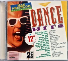 Various &lrm;&ndash; Max Headroom Pr&auml;sentiert: Dance Hits NM / NM dublu cd synth pop euro house Polyphon Germania 1989 muzica anii 90