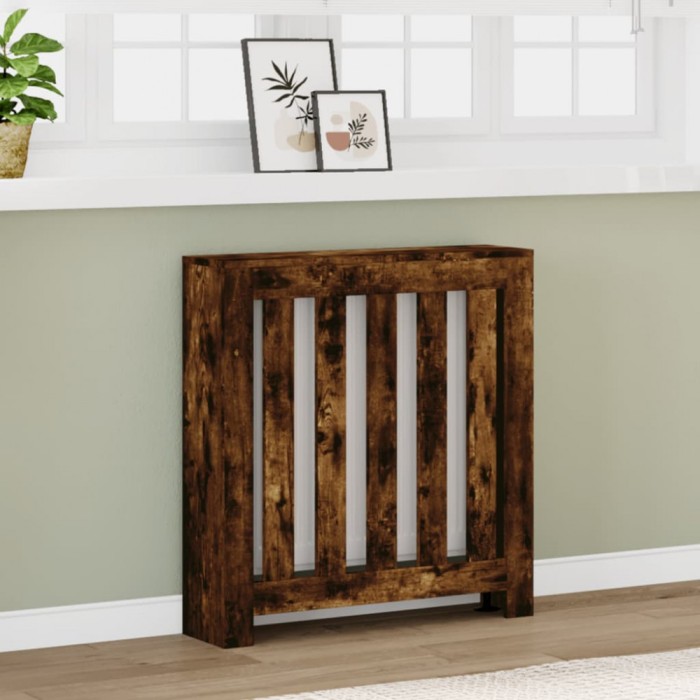 vidaXL Mască pentru calorifer stejar fumuriu 78x20x82cm lemn prelucrat 852730