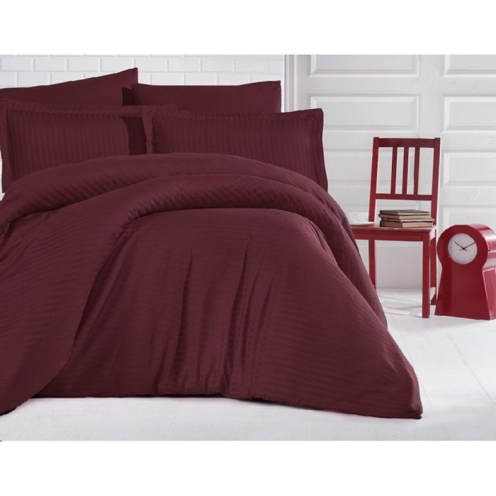 Husa pilota din damasc, densitate 130 g/mp, Bordeaux