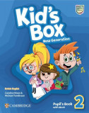 Kid&#039;s Box New Generation Level 2 Pupil&#039;s Book with eBook British English - Paperback brosat - Caroline Nixon , Michael Tomlinson - Art Klett