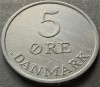 Moneda istorica 5 ORE - DANEMARCA, anul 1959 * cod 4468 A = excelenta, Europa