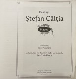 Stefan Caltia, Places, brosura, 8 pg., Flori, Cerneala, Suprarealism, Curtea Veche