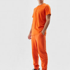 Pantaloni jogger de trening pentru bărbați - portocalii