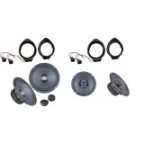 Pachet boxe Ground Zero Ferrum GZFC 165.2 GZFF 6.5 OPEL Astra J, Astra K
