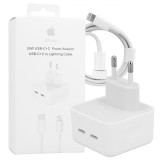 &Icirc;ncărcător rapid 35W Lightning USB-C+C 1m Apple
