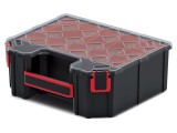 Container colectiv KISTENBERG KTG302510B cu cutii negre și capac transparent