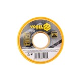 Banda de teflon 19 mm x 0.2 mm x 15 m Vorel 75202