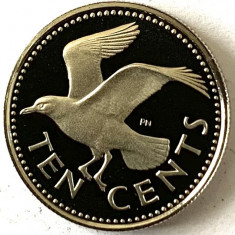 BARBADOS 10 CENTS 1974 PROOF