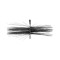 72954 VOREL Perie sarma cos fum, diametru 300 mm, filet exterior M12