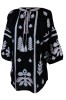Bluza tip ie dama B2 negru mahon/rosu , marimea M