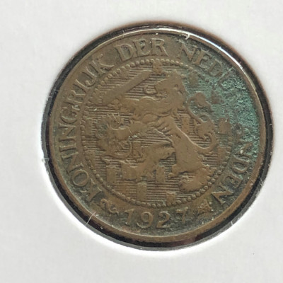 h407 Olanda 1 cent 1927 foto