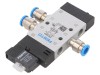 Ventil electromagnetic FESTO 5/2 Monostabil 24V DC IP65 Aluminiu Debit 680l/min Filet G1/8