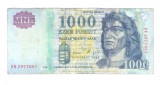 Bancnota Ungaria 1000 forint/forinti 2005, circulata, stare buna