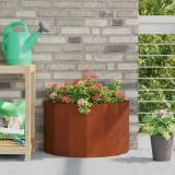 vidaXL Jardinieră Ruginit 60 x 30 x 35 cm Oțel rezistent de intemperii 883702