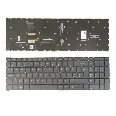 Tastatura Laptop, HP, ZBook Fury 16 G9, N19204-031, iluminata, layout UK foto