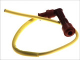 Fisa bujie, unghi: 102&deg;, filet bujie: 10/12/14mm, conexiune: thread, carcasa: Ebonite, spark plug cap colour: red, wire colour: yellow, coil wire leng