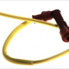 Fisa bujie, unghi: 102°, filet bujie: 10/12/14mm, conexiune: thread, carcasa: Ebonite, spark plug cap colour: red, wire colour: yellow, coil wire leng