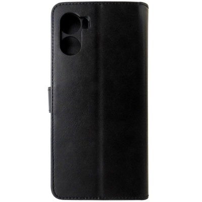 Husă tip carte cu stand și clapetă Techsuit neagră pentru Motorola Moto G06 foto