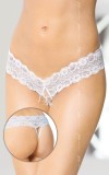 Mileul Bunicii - Lenjerie sexy G-String, alb, M/L, Orion