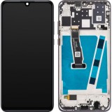Display cu Touchscreen MP compatibil cu Huawei nova 4e / P30 lite, cu Rama, Negru