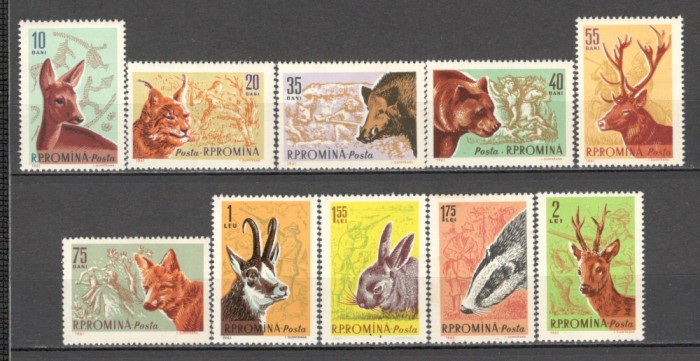 Romania.1961 Animale de vanat XR.415