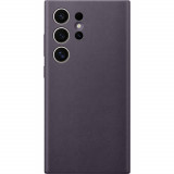 Husa Samsung Galaxy S24 Ultra Vegan Leather Case, Dark Violet