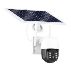Camera supraveghere video PNI IP787 4Mp cu panou solar, WiFi, PTZ, zoom digital, slot micro SD, stand-alone, aplicatie mobil foto