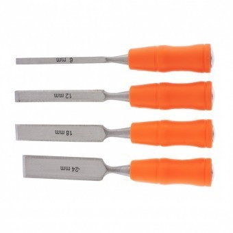 Set dalti sculptura, Sparta 243975, latime 6, 12, 18, 24 mm, plate cu manere din plastic Set dalti sculptura, Sparta 243975, latime 6, 12, 18, 24 mm, plate cu manere din plastic