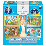Cutie puzzle x 4 Peter Rabbit, orchard toys