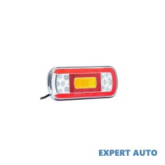 Lampa spate 220x100, 6 functii, cu mers inapoi si numar, led, fristom cod: ft-130 cof Alta marca Alt model #7 foto