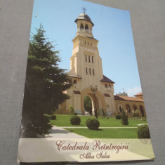 CARTE POSTALA -CATEDRALA REINTREGIRII ALBA IULIA CIRCULATA