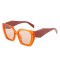 Ochelari cat eye voluminosi dama Techsuit, portocaliu, 3967