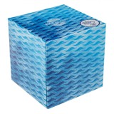 șervețele Cub Fiorevita, Model Valuri, 100 Bucăți, 2 Straturi, Alb