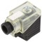 Conector cu Valvă Mufă 18mm 3-PIN 90&deg;