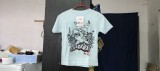 T-Shirt Sharrrk! Ice Blu YXS