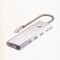 Adaptor hub multiport 8 in 1, Media hub, Cu cablu USB-C, PD 100W charging port, support HDMI 4K, SD/TF card reader, 1 USB 3.0, 1 USB-C Data, Plug and