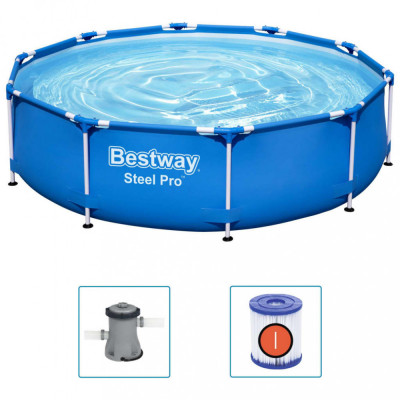 Bestway Piscină Steel Pro, 305 x 76 cm foto