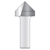 HiKOKI 754018 - Freza pentru canale in V 12.7x16x45 mm tija 6 mm 60 grade