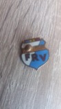 QW9 N5 81 - insigna - sport comunism - volei - Federatia romana de volei, Romania de la 1950
