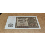 Bancnota 20 Deutsche Mark 1948 BH4693451 #A5681