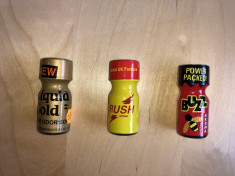 Rush, liquid gold, buzz poppers foto