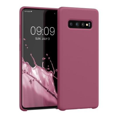 Husa kwmobile pentru Samsung Galaxy S10 Plus, Silicon, Violet, 49028.235 foto