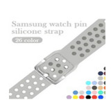 Curea din silicon, compatibila Samsung Galaxy Watch Active, telescoape Quick Release, 20mm, Gray, Very Dream