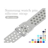 Curea din silicon, compatibila Lg G Watch W100, telescoape Quick Release, 22mm, Gri, Very Dream