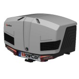 Cutie Portbagaj Carlig Remorcare Towbox V3 Classic Gri 400L, 50kg, Antifurt, Rabatabila, Mufa 13 Pini (Adaptor 7), 120x75.5x67.5 cm