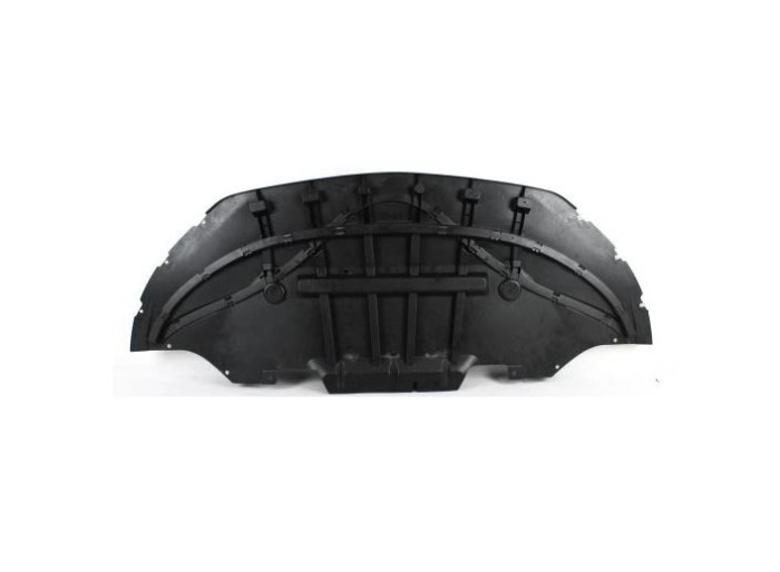 Scut sub bara fata FORD MUSTANG, 01.2015-07.2018, model BASE, fata, plastic-polipropilena (PP); cu burete insonorizant, cu spoiler