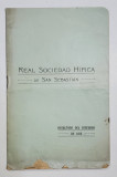 REAL SOCIEDAD HIPICA DE SAN SEBASTIAN , RESULTADO DEL CONCURSO DE 1912