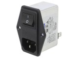 Conector Alimentare AC Soclu Tată 4A 250VAC IEC 60320 4,2mH
